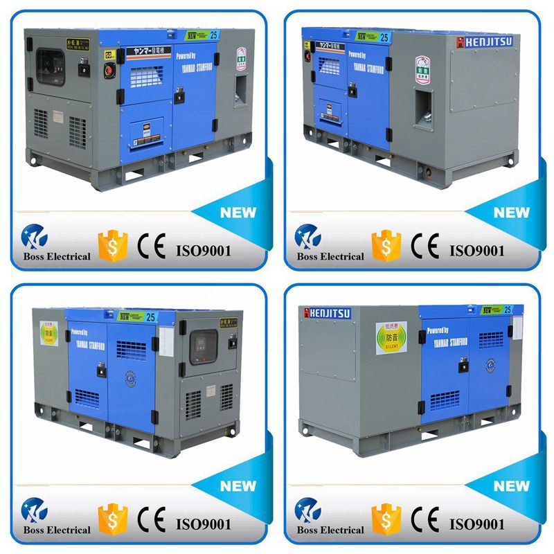 9kw 11kVA Water Cooled Yanmar (3TNV82A-GGE) Diesel Soundproof Electric Generator