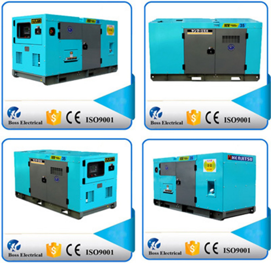 Philippines Market 60Hz 1800rpm 35kVA Single Phase Yangdong Soundproof Silent Generator Diesel Generating Sets