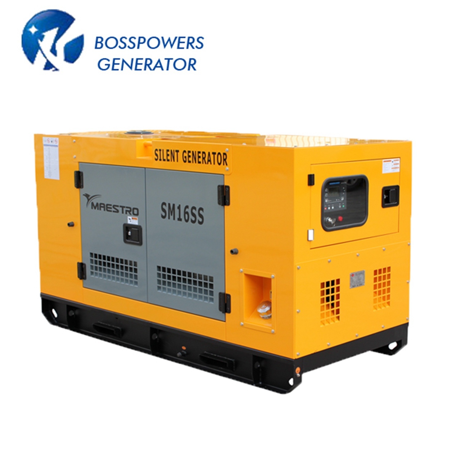 Three Phase 38kVA 30kw Open Silent Soundproof Canopy Ricardo Weifang Diesel Generator