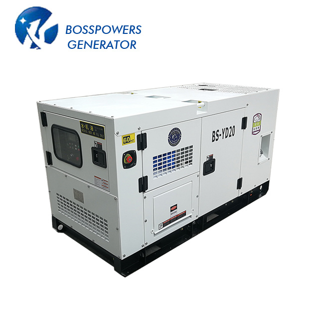 Small Power 19kw 60Hz Doosan Soundproof Silent Power Generator Set