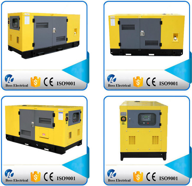 Low Noise 68kw Single Phase 60Hz Lovol Diesel Generator with Silent Canopy