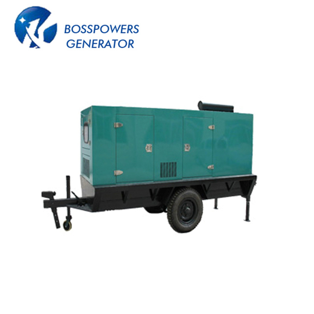 50Hz 60Hz 20kw Silent Canopy Type Mobile Trailer Diesel Generator