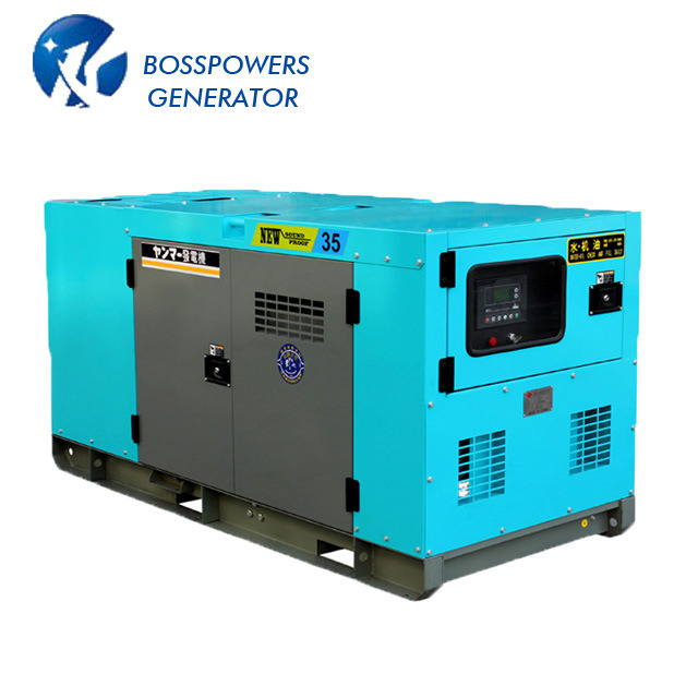 9kw/11kVA Water-Cooling Silent/Soundproof/Canopy Yanmar Diesel Generator Powered by 3tnv76-Gge