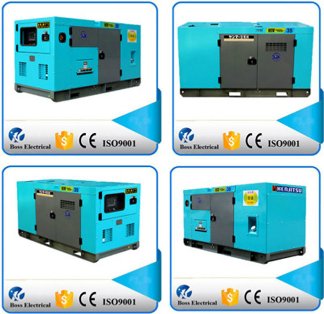 Competitive Price Isuzu 40kVA Single Phase Silent Commercial Generators