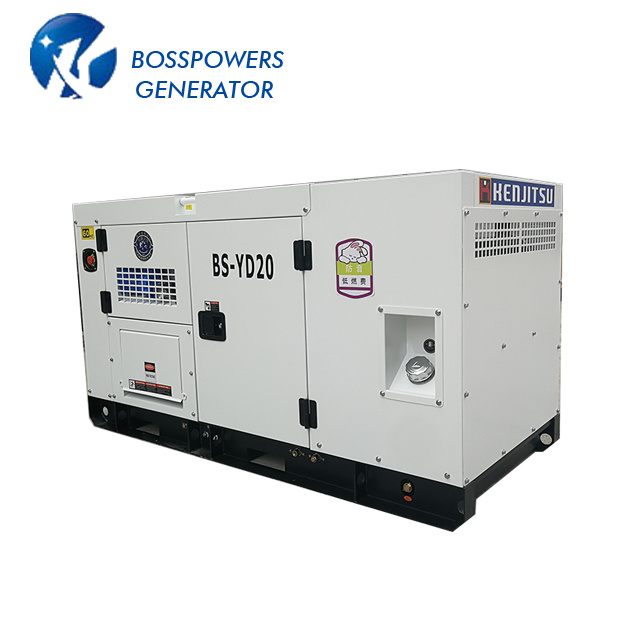50Hz 60Hz 20kw Open Soundproof Type Power Generator Yangdong Diesel Generator