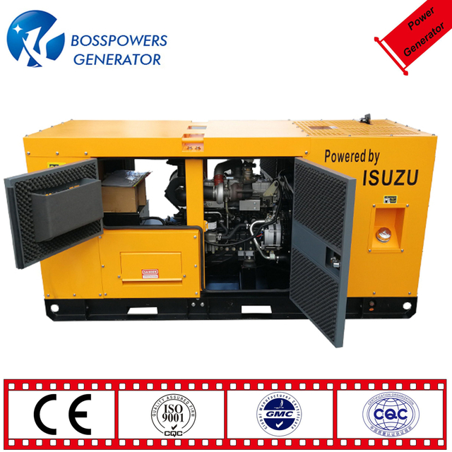 30kVA/24kw Water Cooled Isuzu Engine Silent Denyo Diesel Power Generator