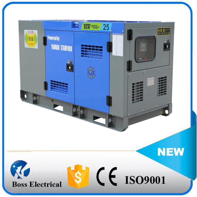 Silent Diesel Generator Set with Yanmar 30kVA