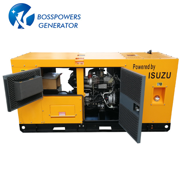 19kVA 15kw Electric Start Silent Isuzu Diesel Generator