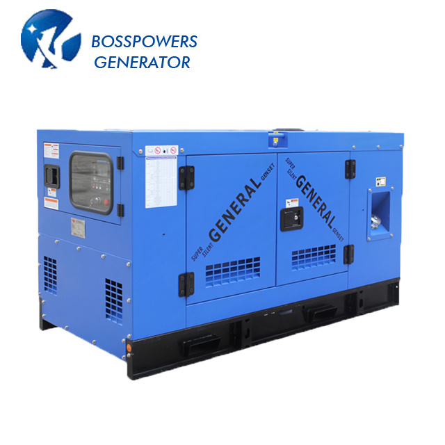 Blue Color Canopy Yangdong 56kw 60Hz Single Phase Silent Generator Set