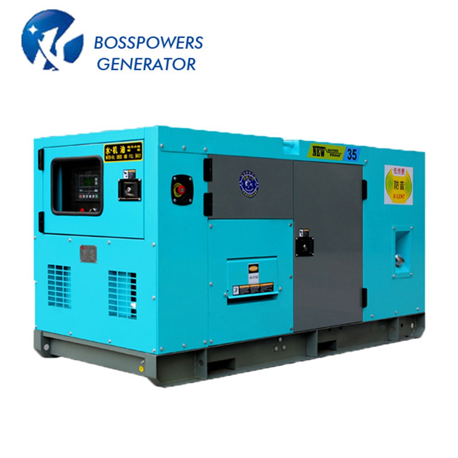 Industrial Power 630kVA 60Hz Doosan Enclosure Type Soundproof Generators Diesel