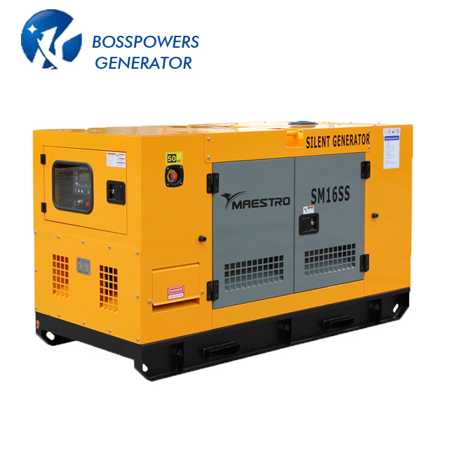 20kw 25kVA Doosan Powered Soundproof Diesel Generator Set with Ce/ ISO