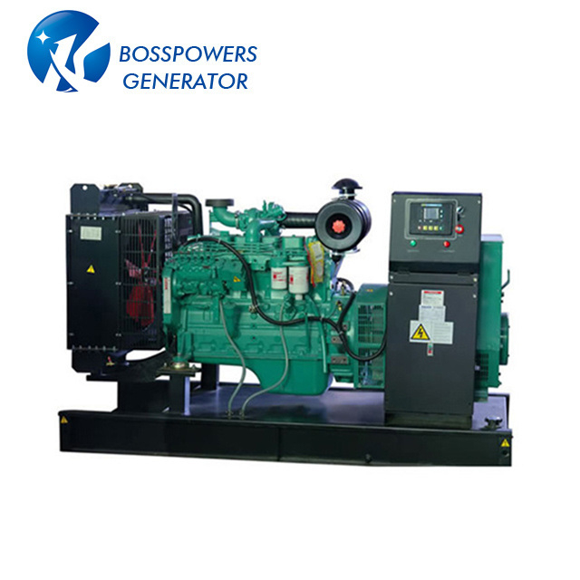 50Hz Open 80kVA Generator Diesel Cummins Engine Diesel Electric Power Generators with GPS Controller