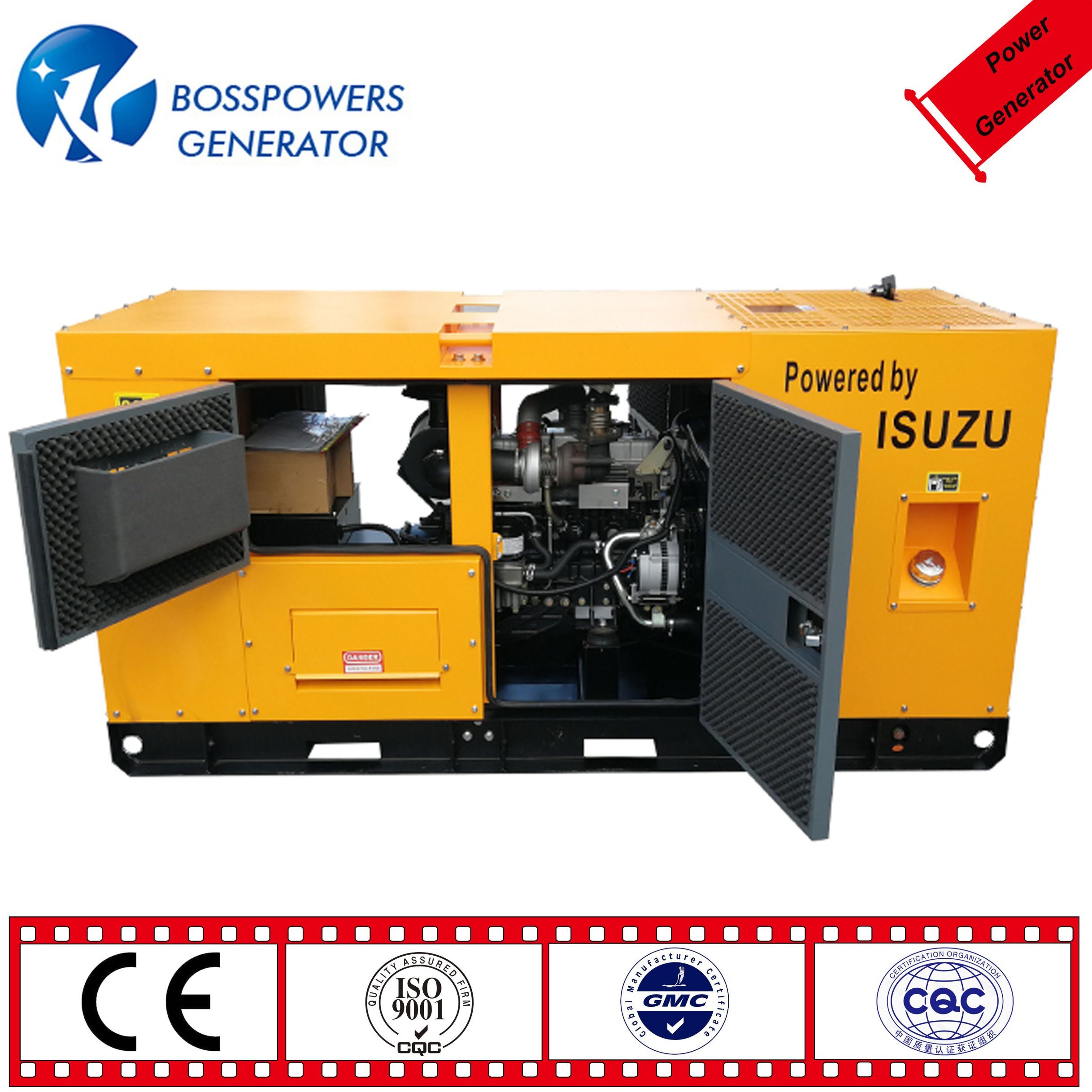 Industrial Uses 15kw 20kVA Isuzu Diesel Electric Generator Silent Soundproof Power Generator