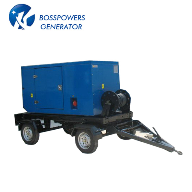 Dcec Ccec Diesel Power Generator Portable Trailer Water-Cooled Generator 120kw