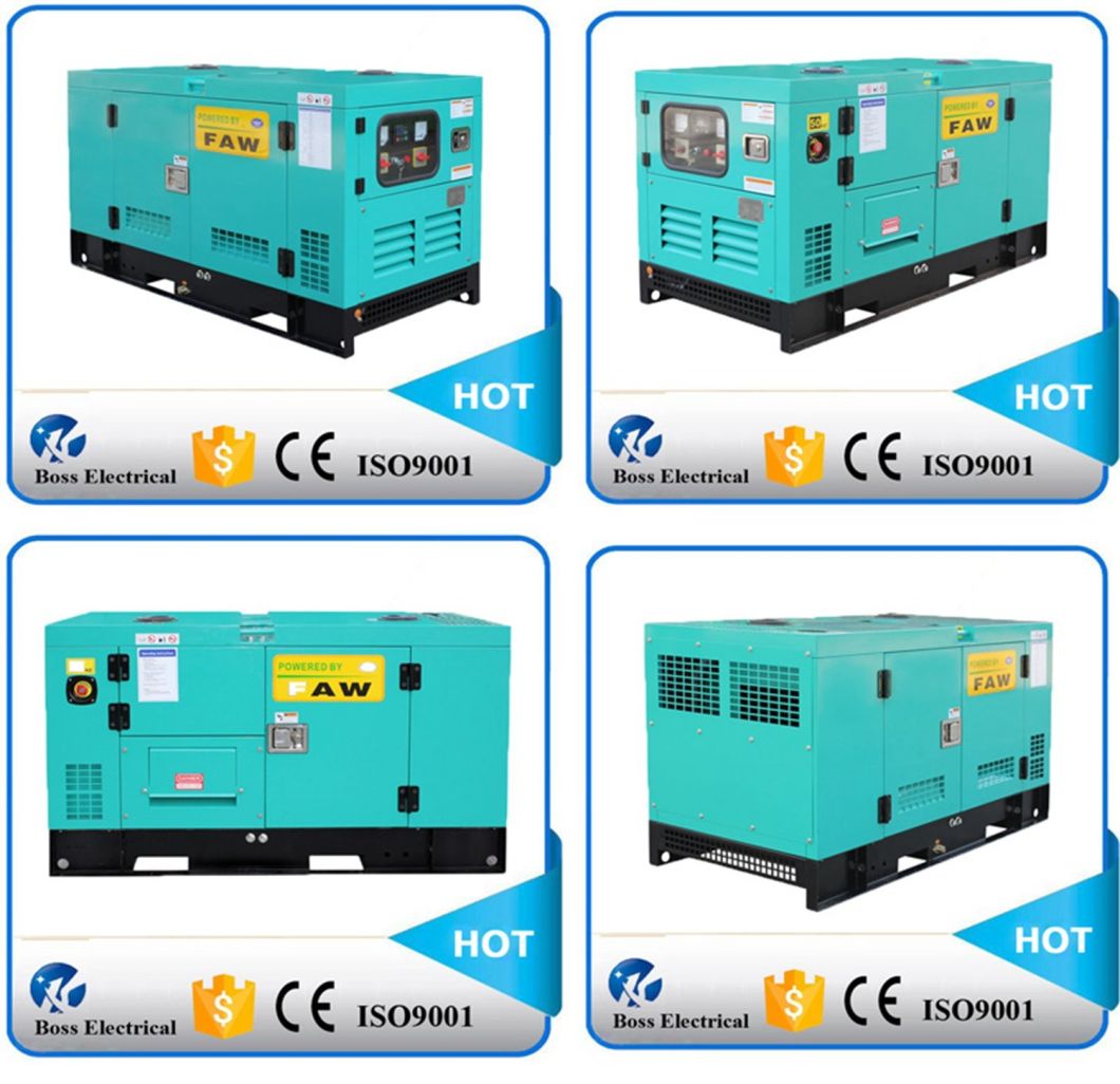 16kVA-325kVA Electric Diesel Generator Soundproof Diesel Generators with CE ISO Certificate