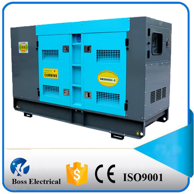 80kw 400V Cummins Diesel Genset Electric Generator Open Silent Type